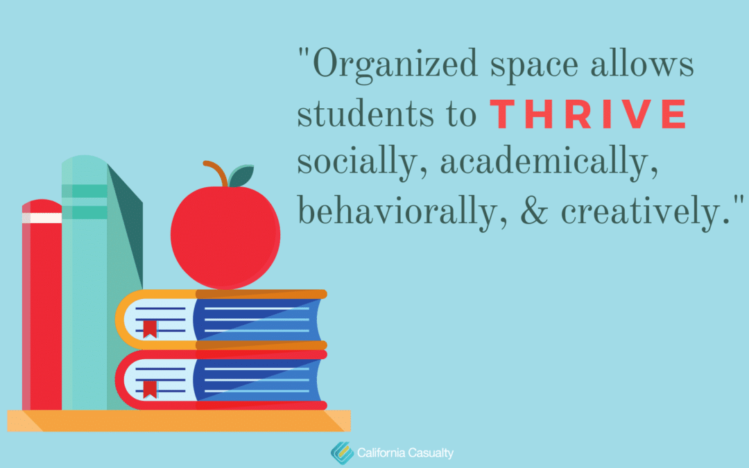 Organized Space in a Classroom