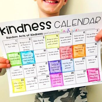 kindness calendar