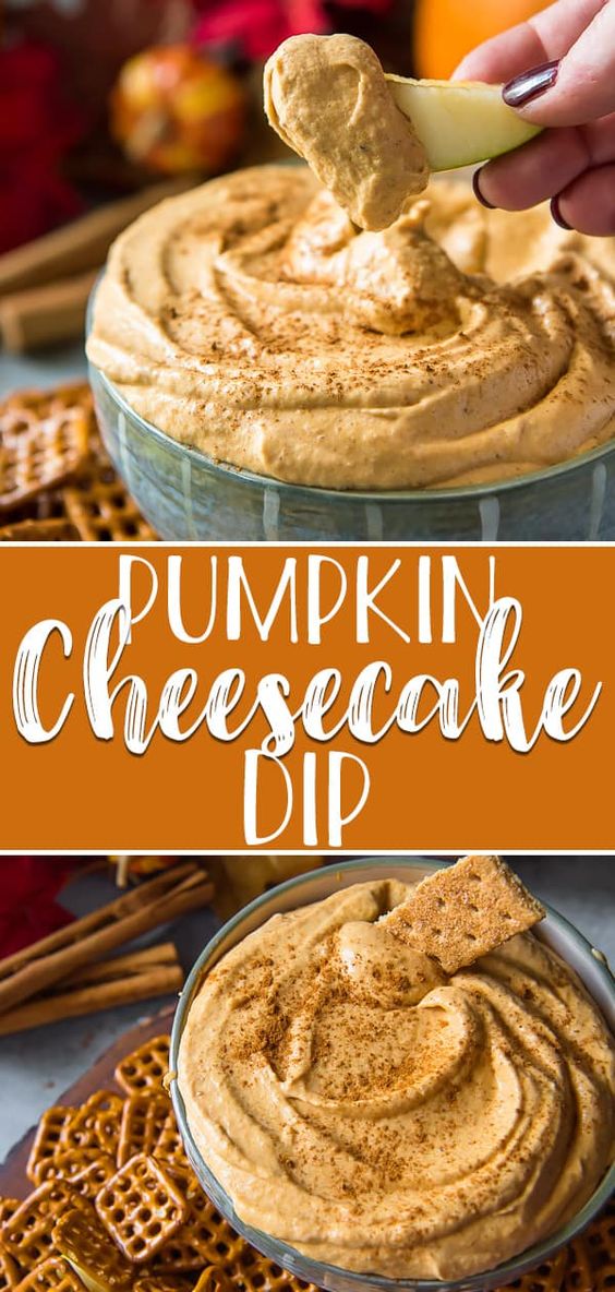 Pumpkin Cheesecake Dip Recipe for Fall