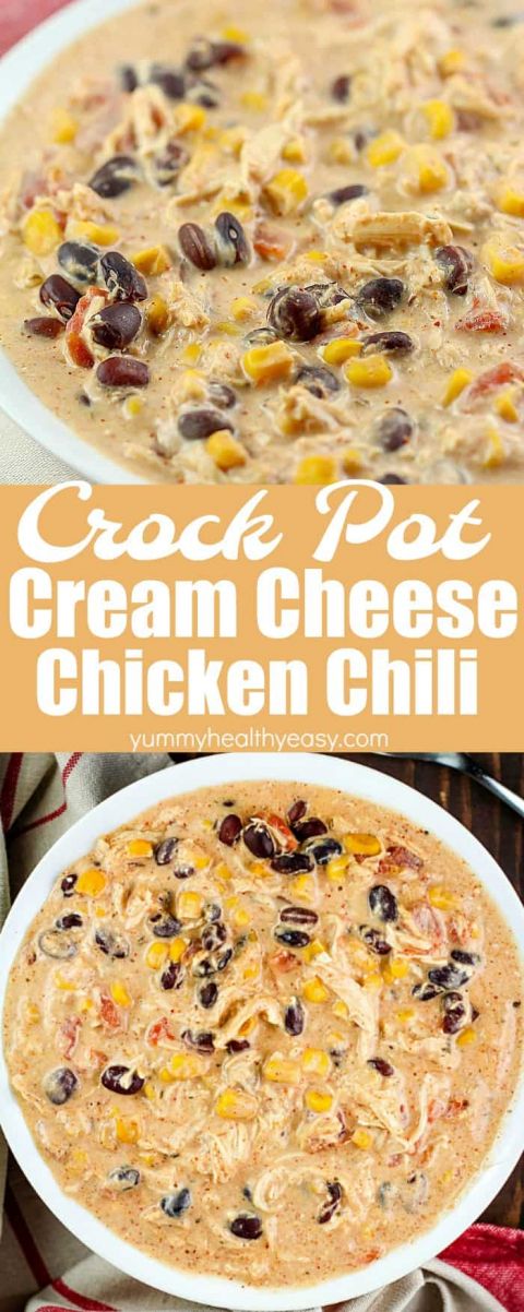 Cozy Fall Recipes - Cream Cheese Chicken Chili
