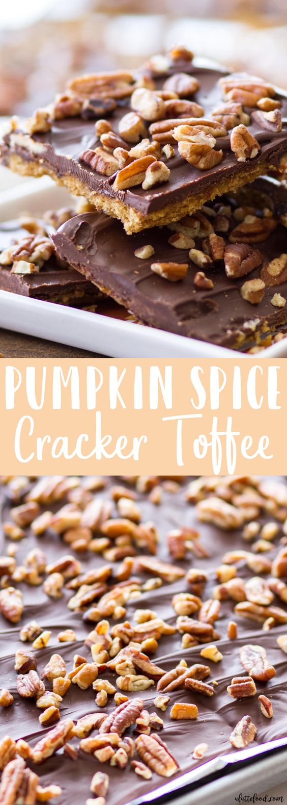 Pumpkin Spice Cracker Toffee