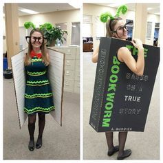Bookworm Halloween Costume for Teachers