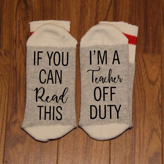 stocking stuffers for teachers - teacher socks