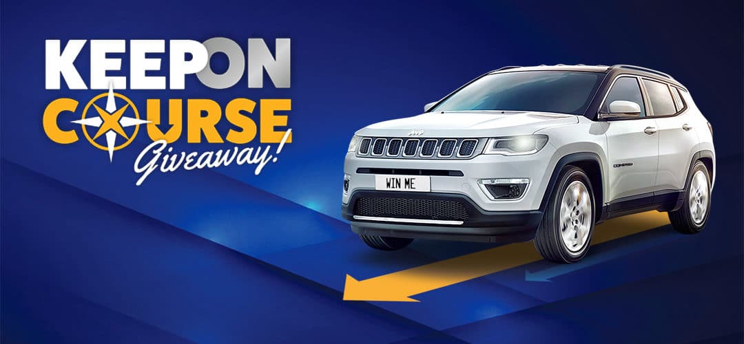 Keep on Course Jeep Giveaway