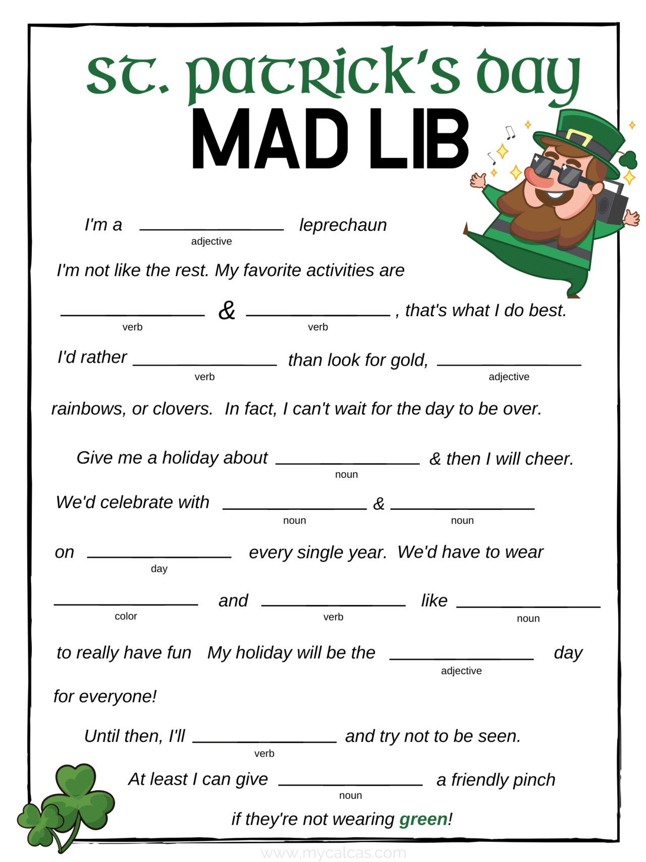 Free Printables for Teachers
