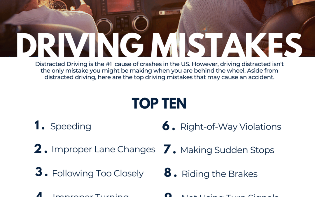 Top 10 Driving Mistakes