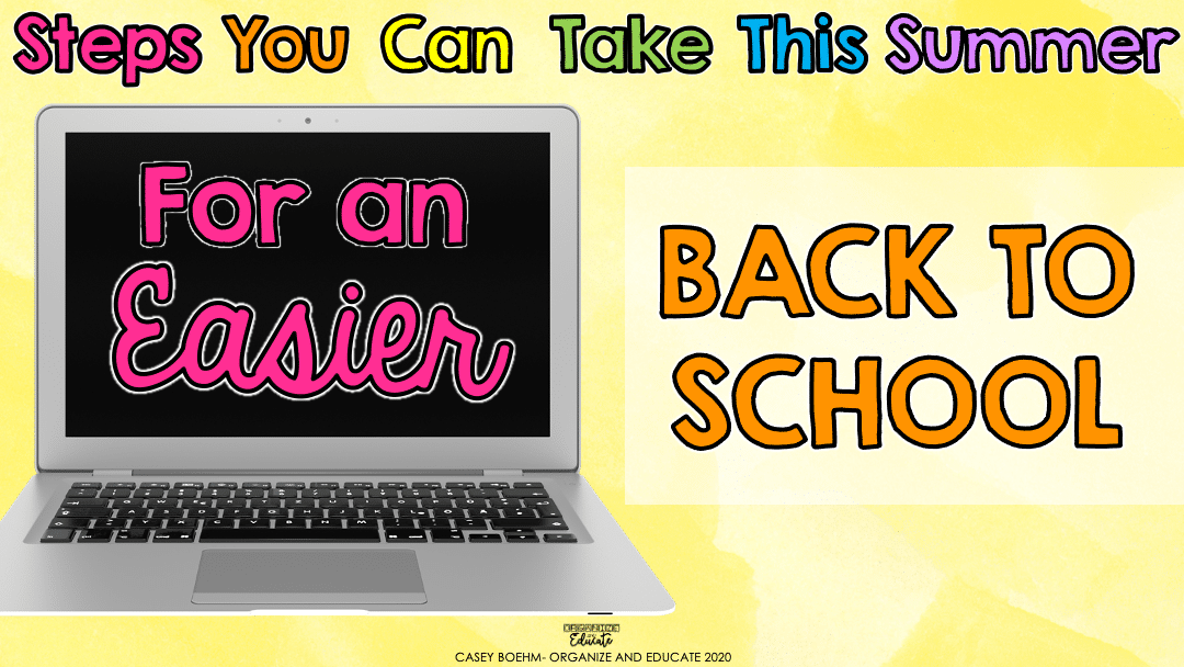 Steps to take for an easier back to school