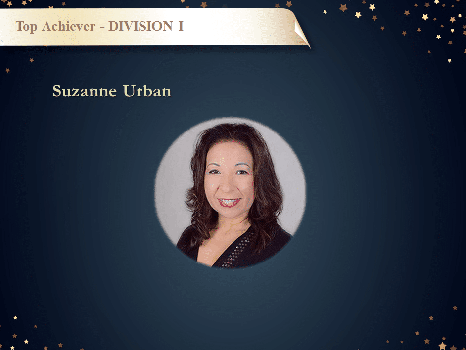PR Awards - Top Achiever Division I - Suzanne Urban