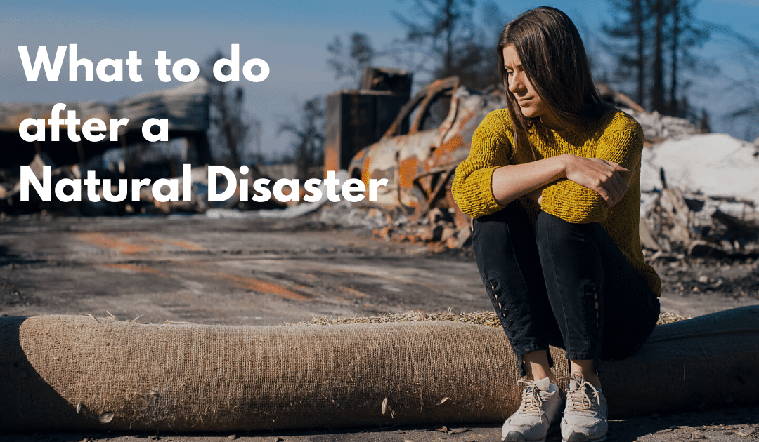 what to do after a natural disaster