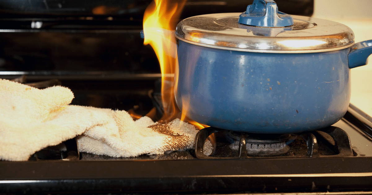 preventing a kitchen fire