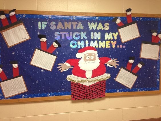 Santa Bulletin Board Ideas Crownflourmills