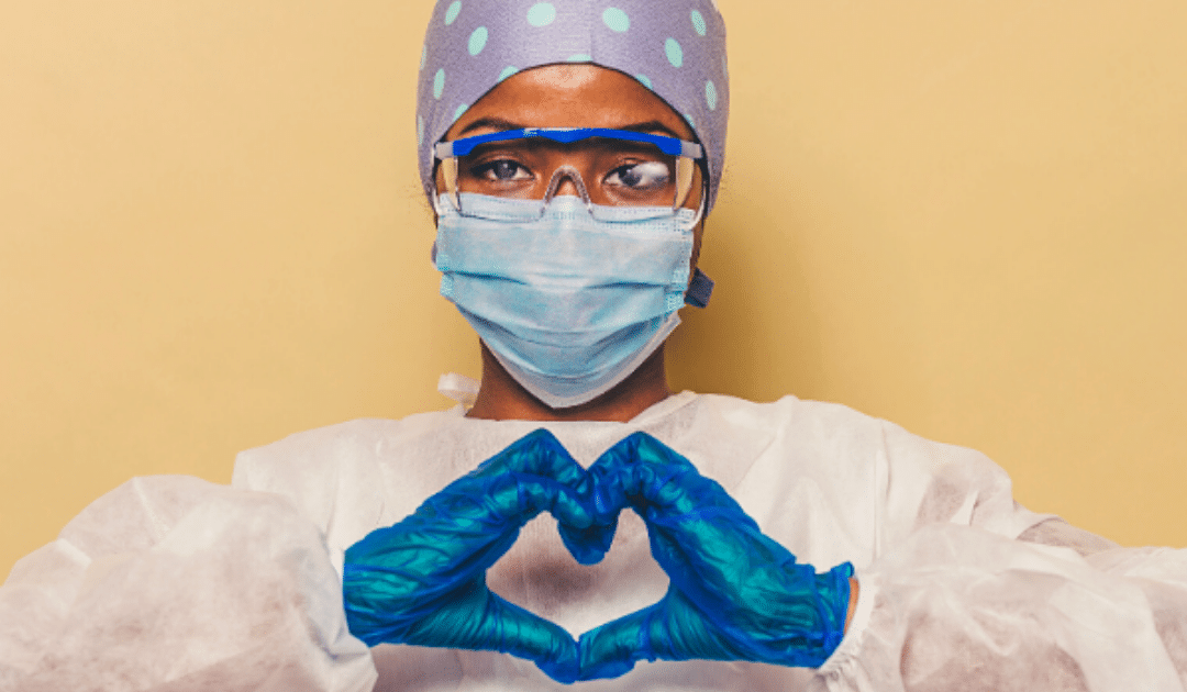 nurse with heart