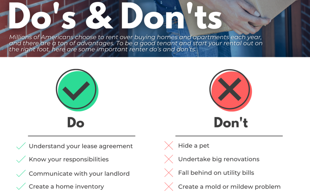 Renters – Do’s & Don’ts