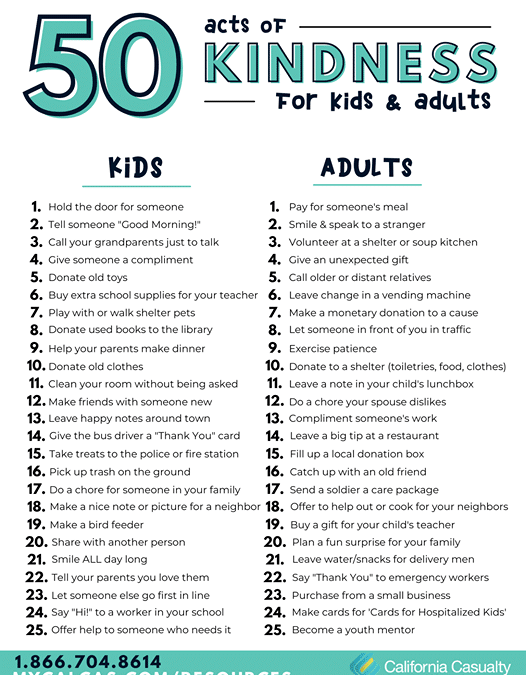 50 Acts of Kindness