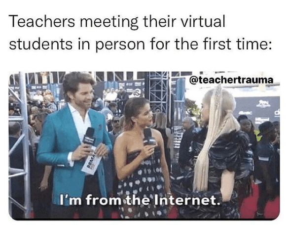 back to school teacher meme