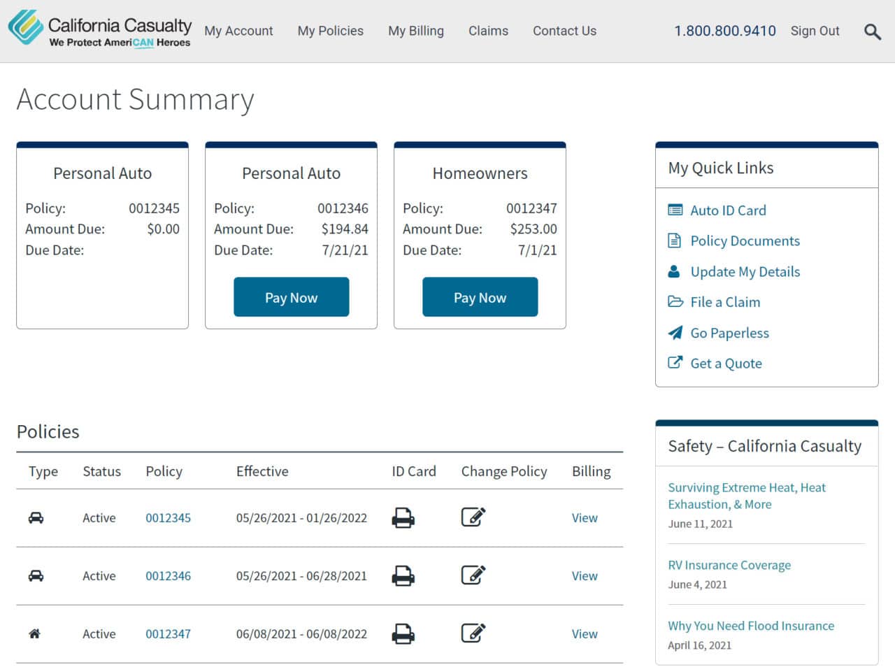 It’s Easy to Access and Update Your Policy Online