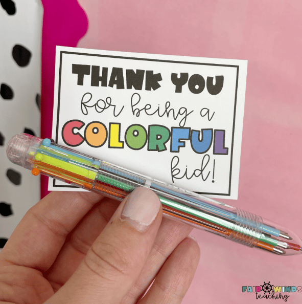 Multicolored Pen Meaningful End of the School Year Student Gifts