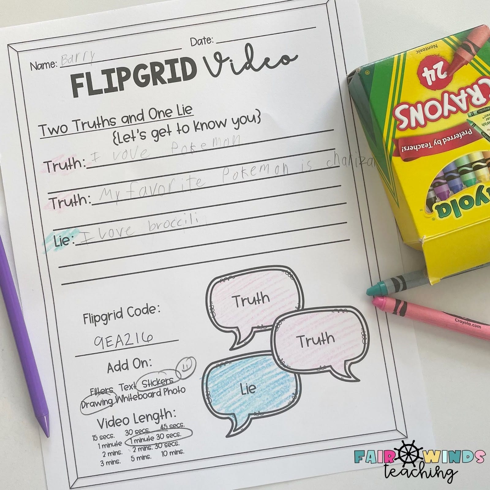 Back to School - Flipgrid Video