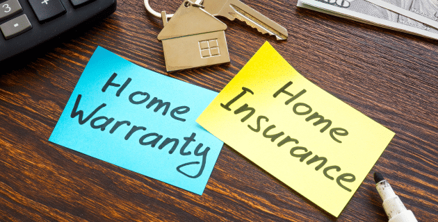 home insurance versus home warranty